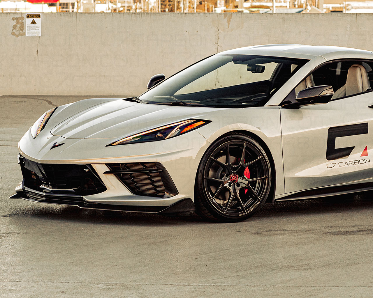 Corvette C8 5vm Style Front Splitter