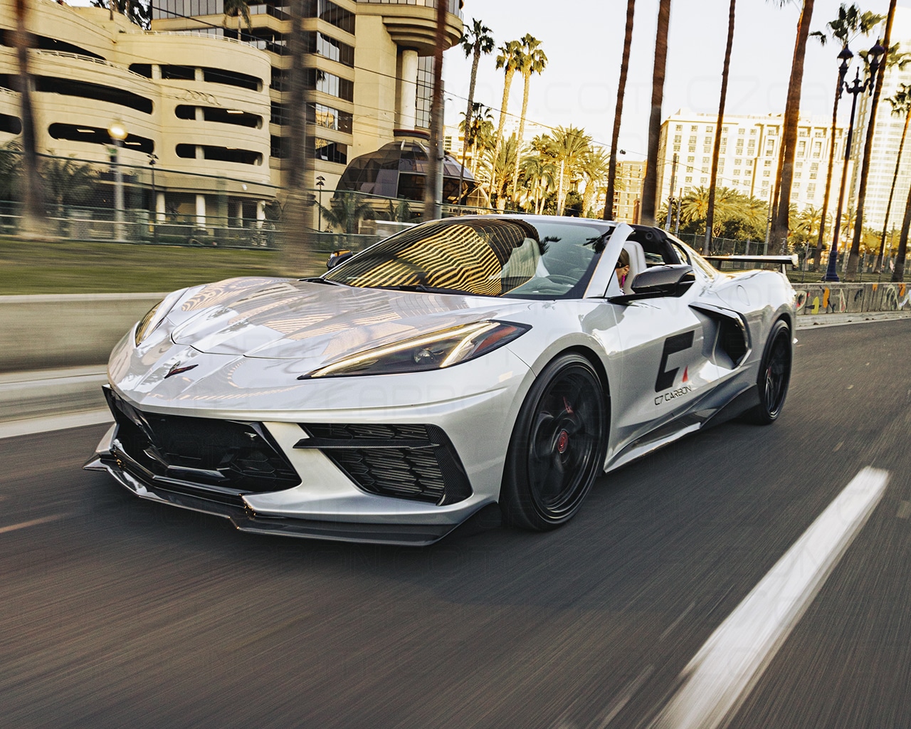 Corvette C8 5vm Style Front Splitter