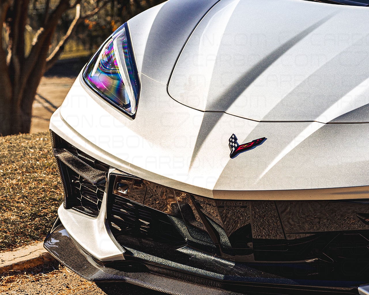 Corvette C8 Bumper Grille Bezels - Carbon Fiber