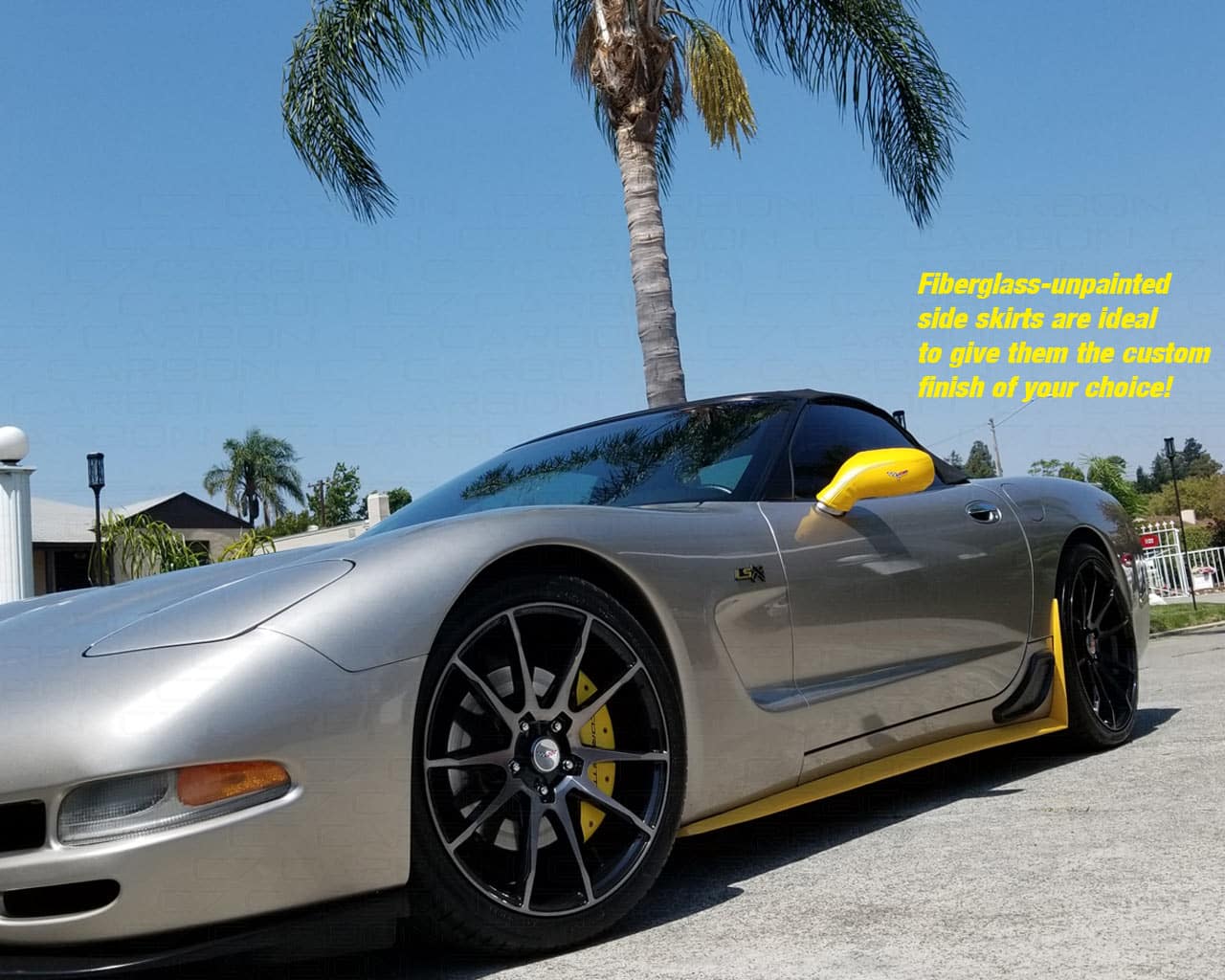 Corvette C5 | ZR1 Style Side Skirts With Mudflaps - Image 8