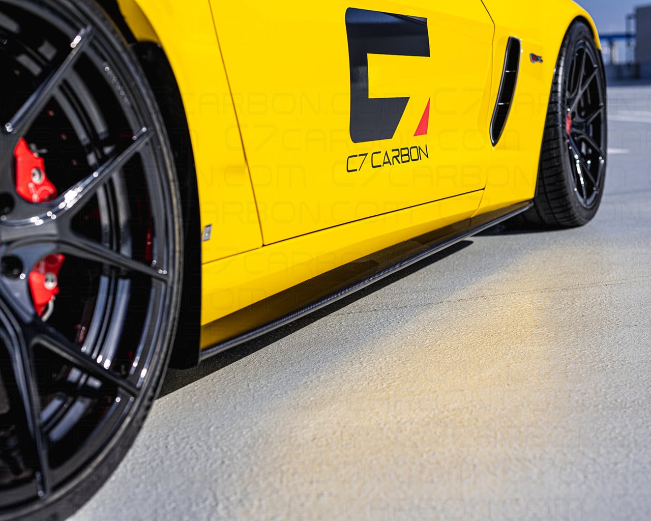 Corvette C6 | ZR1 Extended Side Skirts With Mudflaps - Image 3
