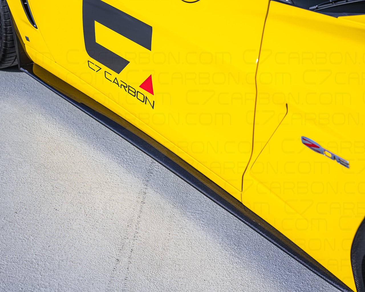 Corvette C6 | ZR1 Extended Side Skirts With Mudflaps - Image 4