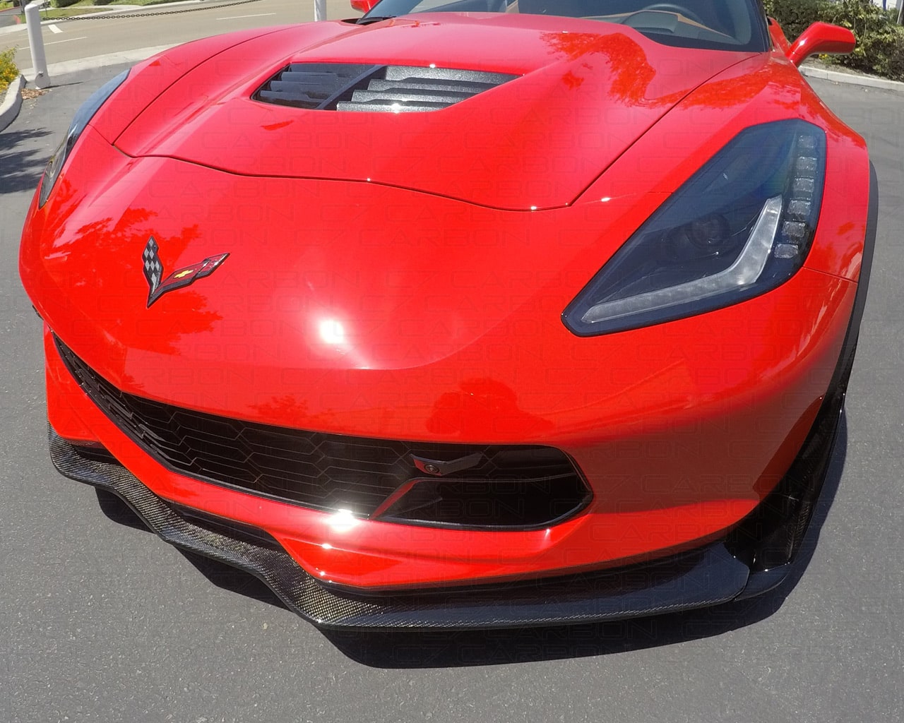 Corvette C7 Z06 / GS | C7.R Style Front Splitter - Image 2