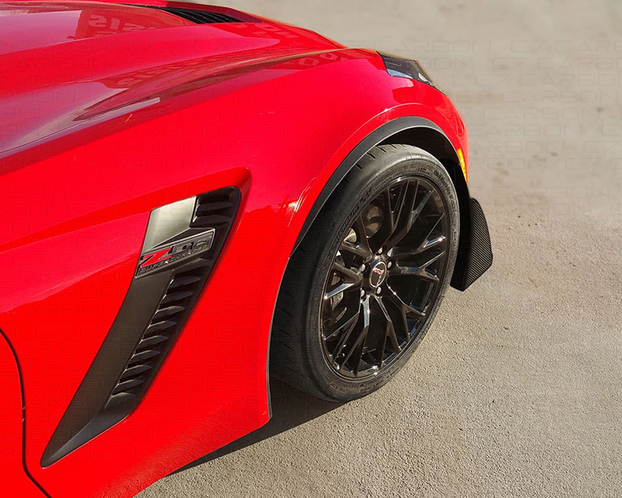 Corvette C7 Z06 / GS | C7.R Style Front Splitter - Image 4