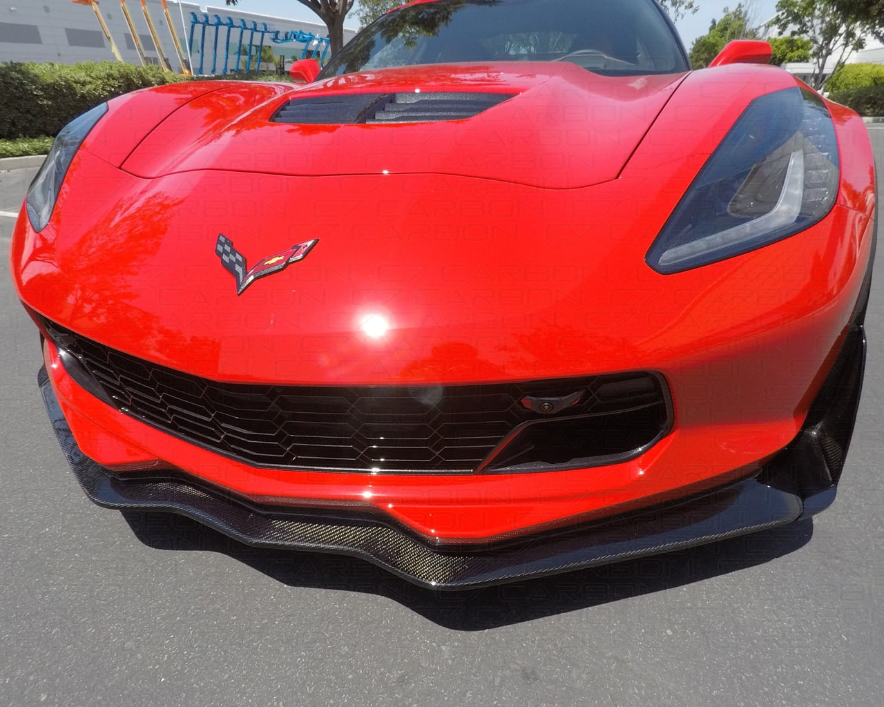 Corvette C7 Z06 / GS | C7.R Style Front Splitter - Image 5