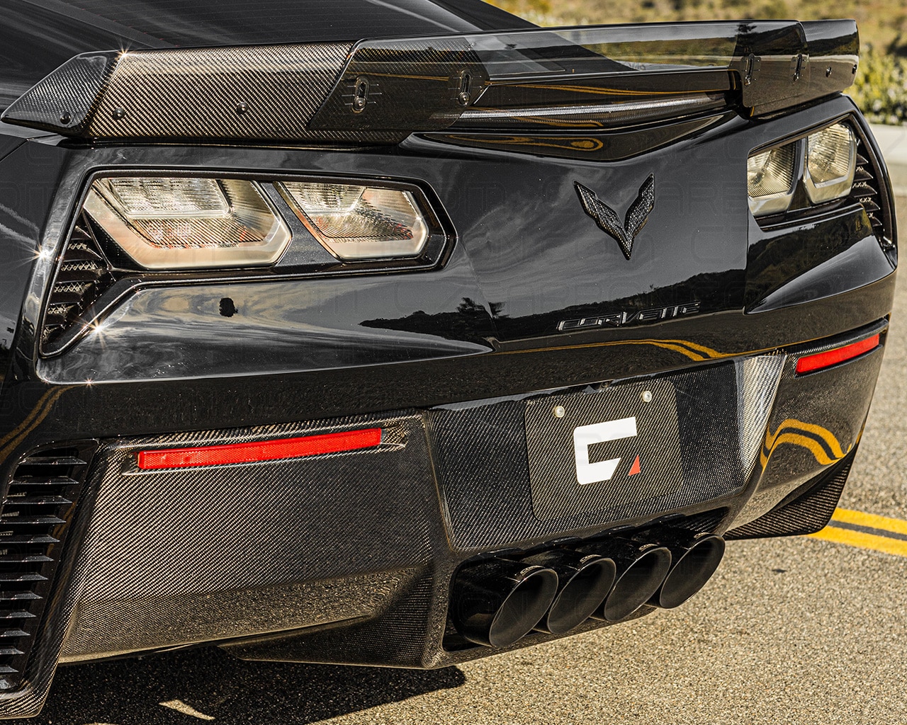 Corvette C7 | OEM Style Rear Diffuser With Exhaust Shield - Image 3