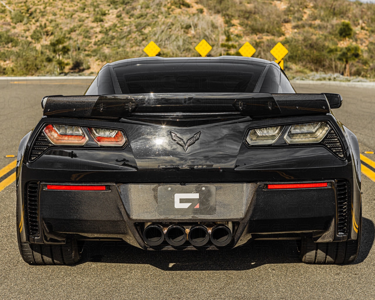 Corvette C7 | OEM Style Rear Diffuser With Exhaust Shield - Image 4