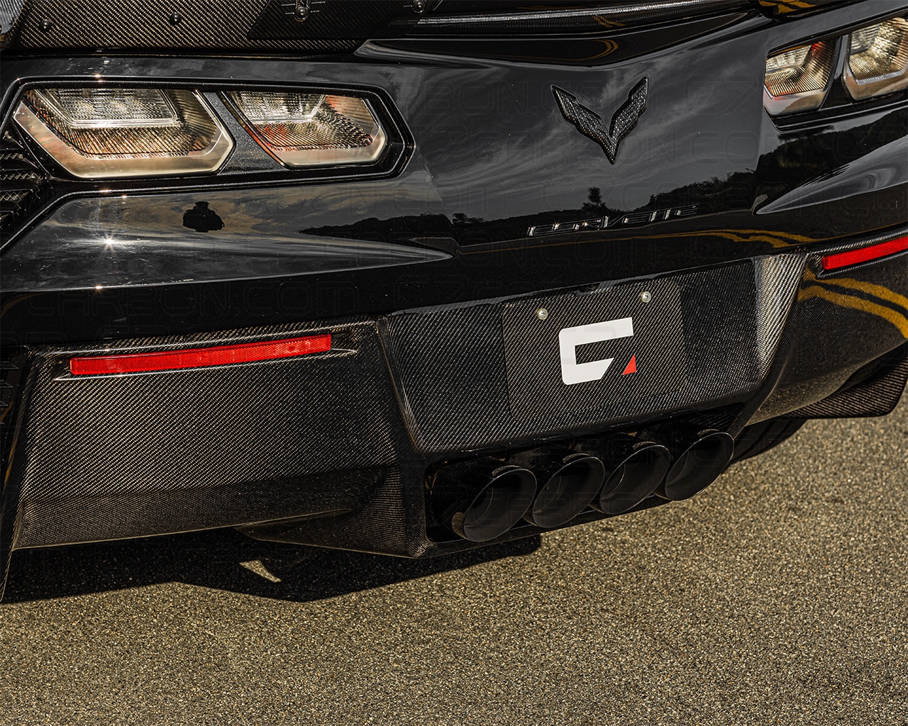 Corvette C7 | OEM Style Rear Diffuser With Exhaust Shield - Image 5