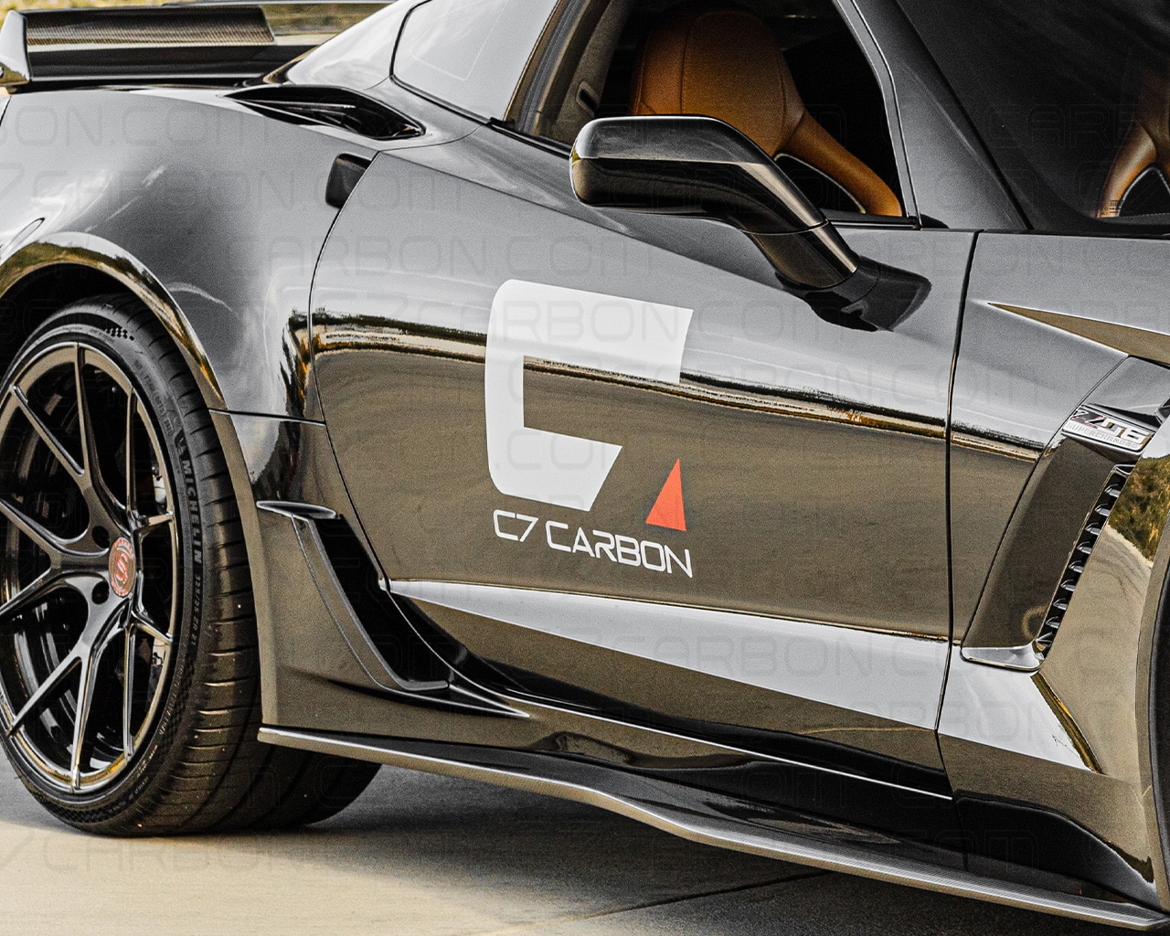 Corvette C7 | Z06 / Z07 OEM Style Side Skirt Set Rocker Panels - Image 3