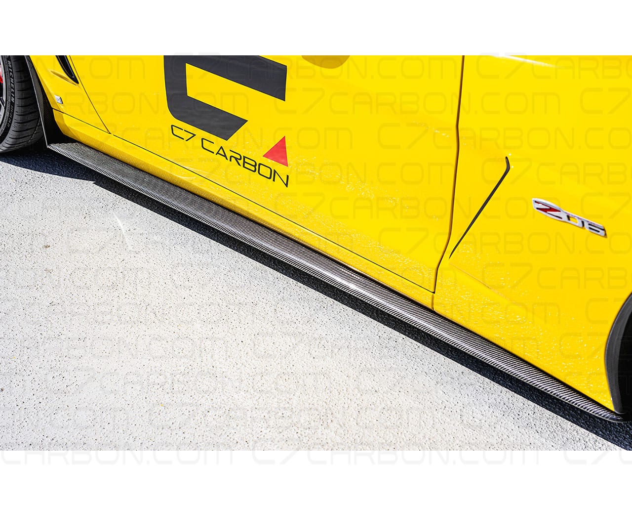 Corvette C6 | ZR1 Side Skirts With Mudflaps