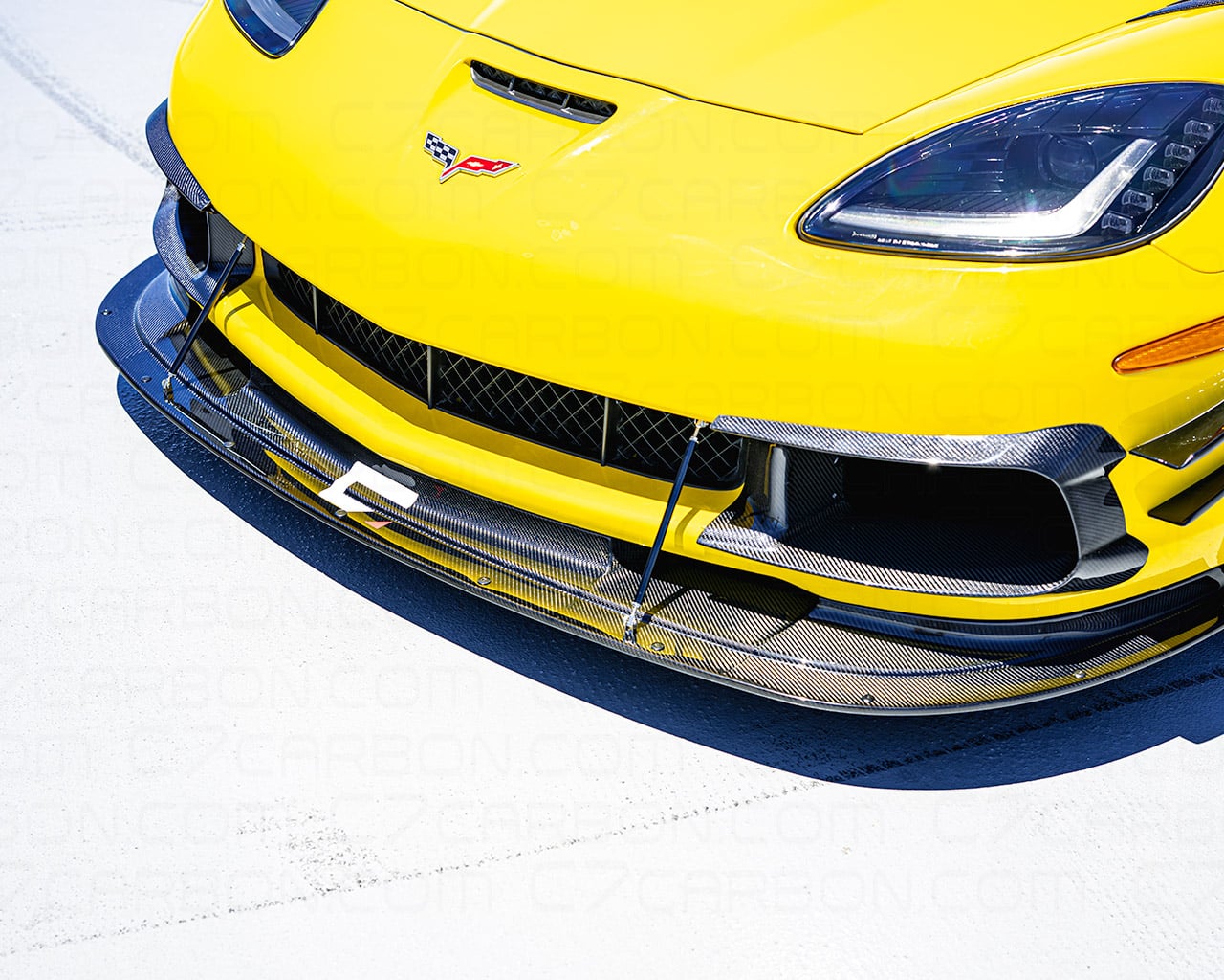 Corvette C6 | ZR1 Front Splitter Extended Version With Undertray - Image 7