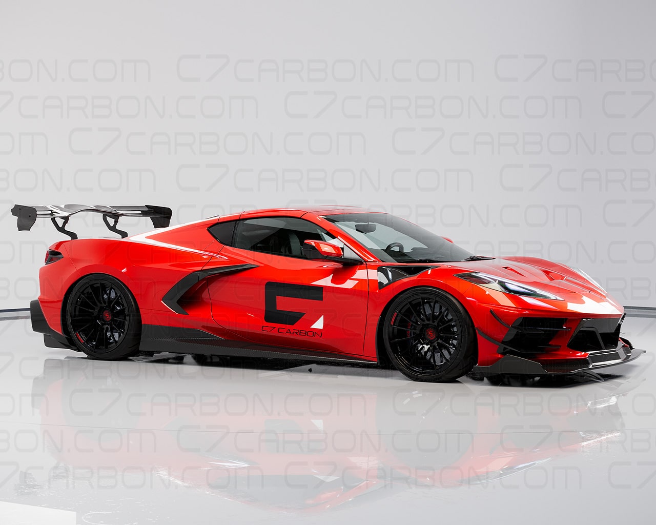 Corvette C8 Track Spec Functional S Duct Hood Package - Image 3