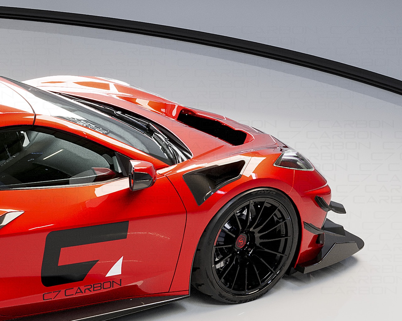 Corvette C8 Track Spec Functional S Duct Hood Package - Image 5