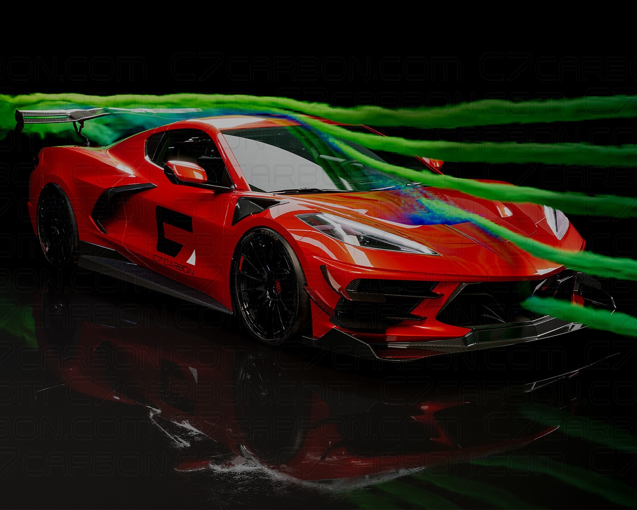 Corvette C8 Track Spec Functional S Duct Hood Package - Image 7