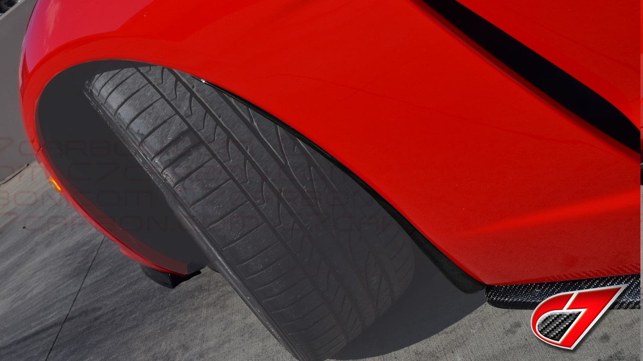 Corvette C6 | Base C6 | Front Fender - Rear Section Mudflaps - Image 5