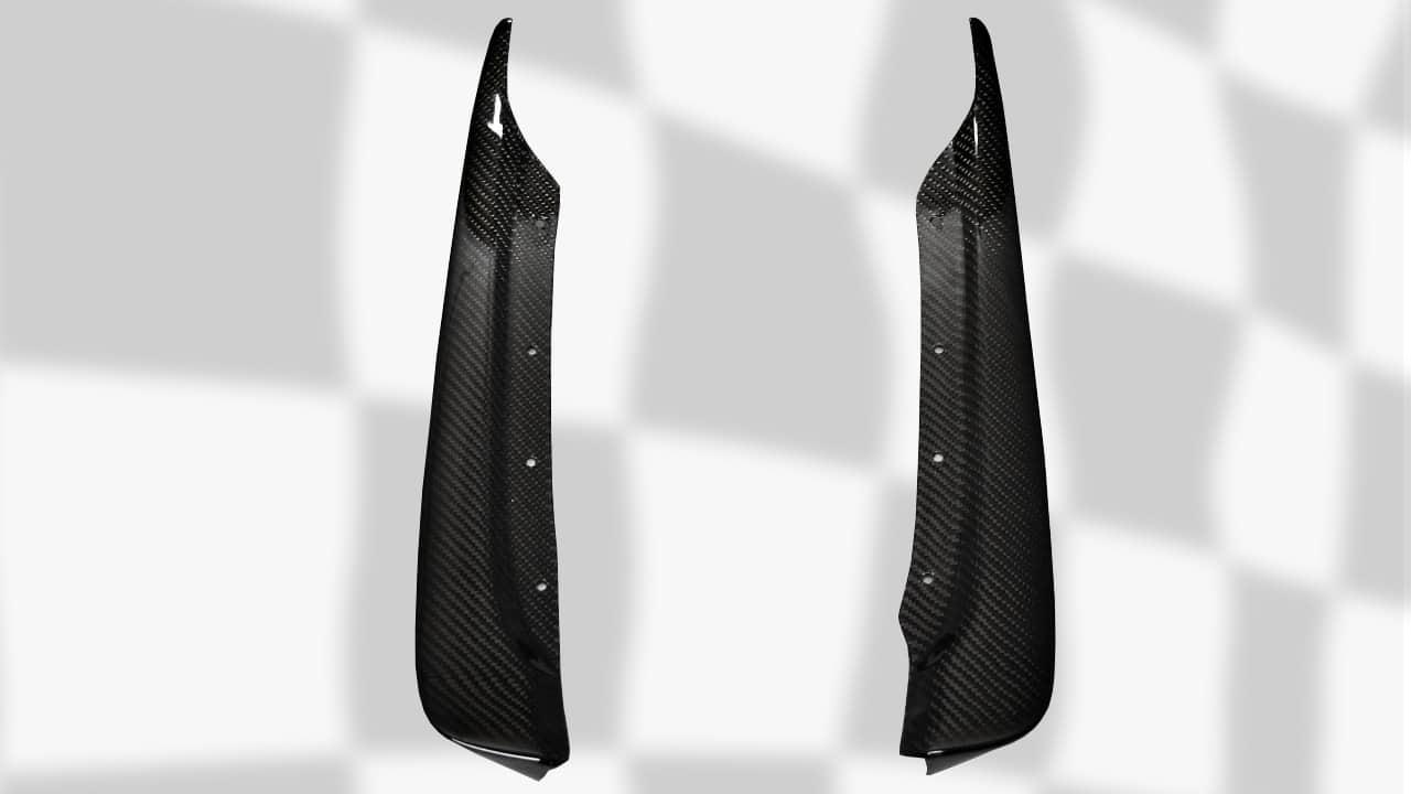 Corvette C6 | Base C6 | Rear Fender - Rear Section Mudflaps