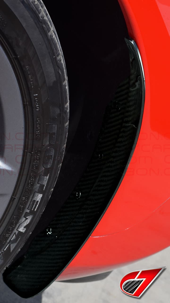 Corvette C6 | Base C6 | Rear Fender - Rear Section Mudflaps - Image 4