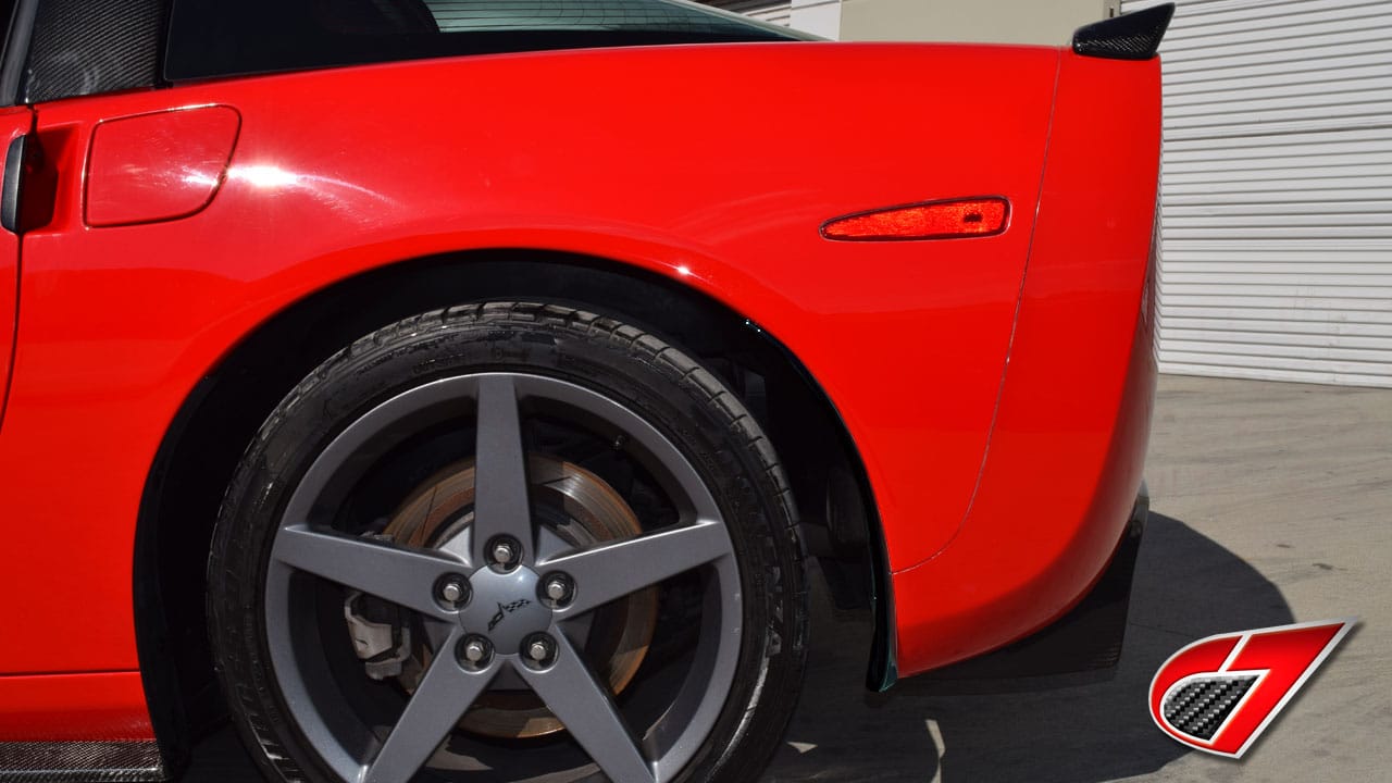 Corvette C6 | Base C6 | Rear Fender - Rear Section Mudflaps - Image 5