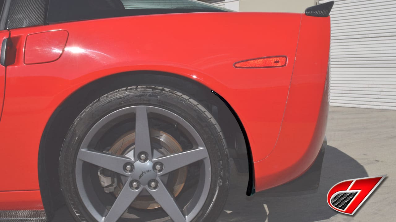 Corvette C6 | Base C6 | Rear Fender - Rear Section Mudflaps - Image 6