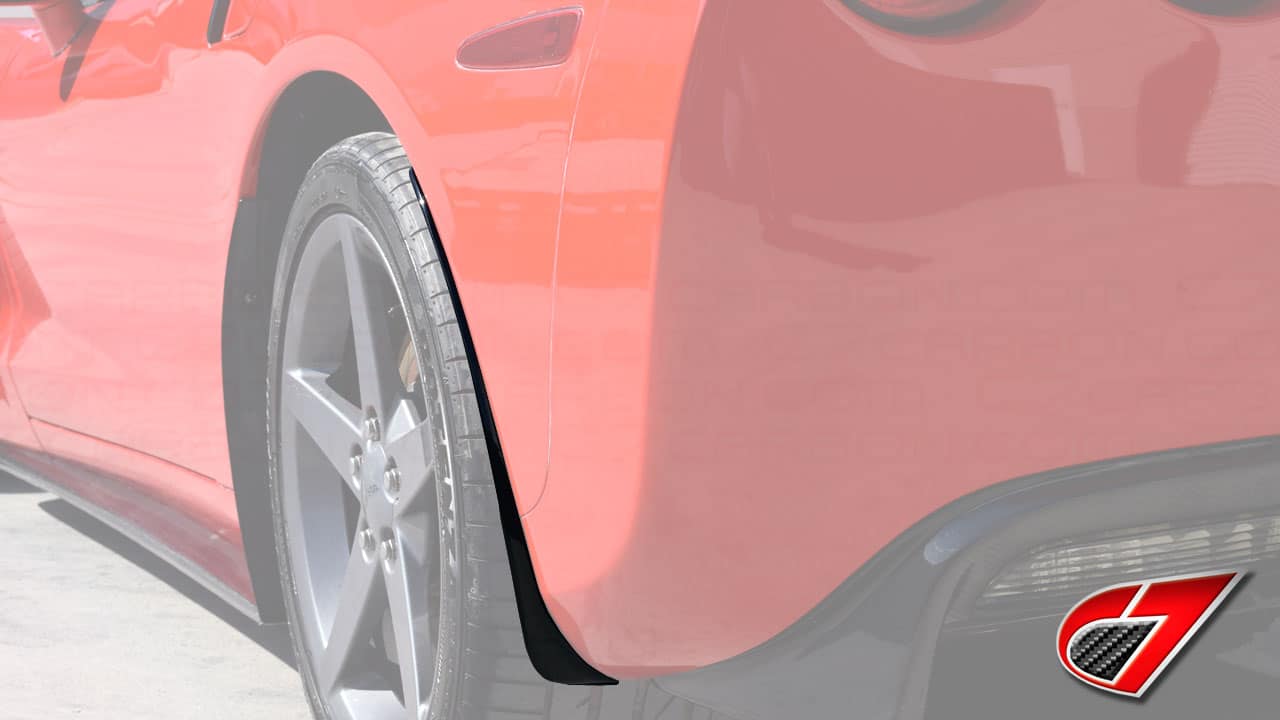Corvette C6 | Base C6 | Rear Fender - Rear Section Mudflaps - Image 7