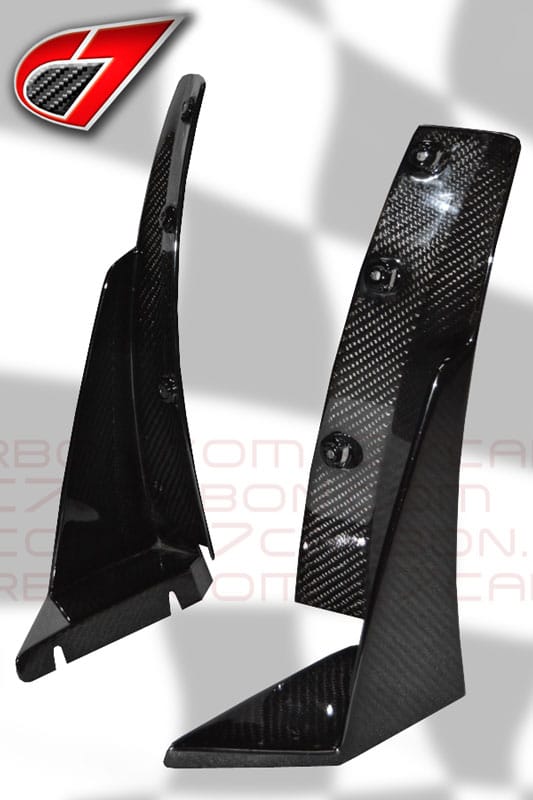 Corvette C7 Z07 Style Front Splitter Winglets - Image 5