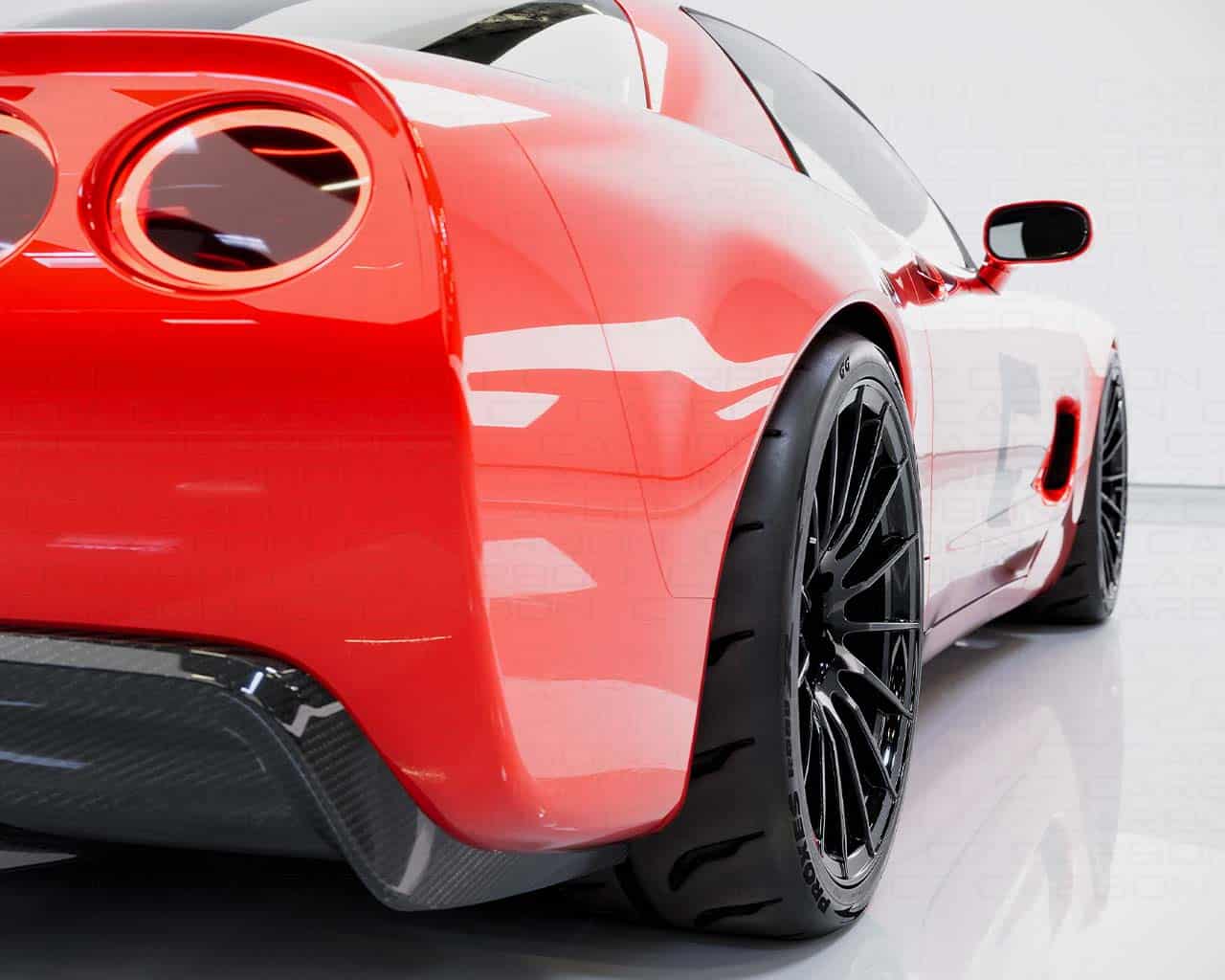 Corvette C5 | Wide Body Rear Fenders Z06 FRC Convertible