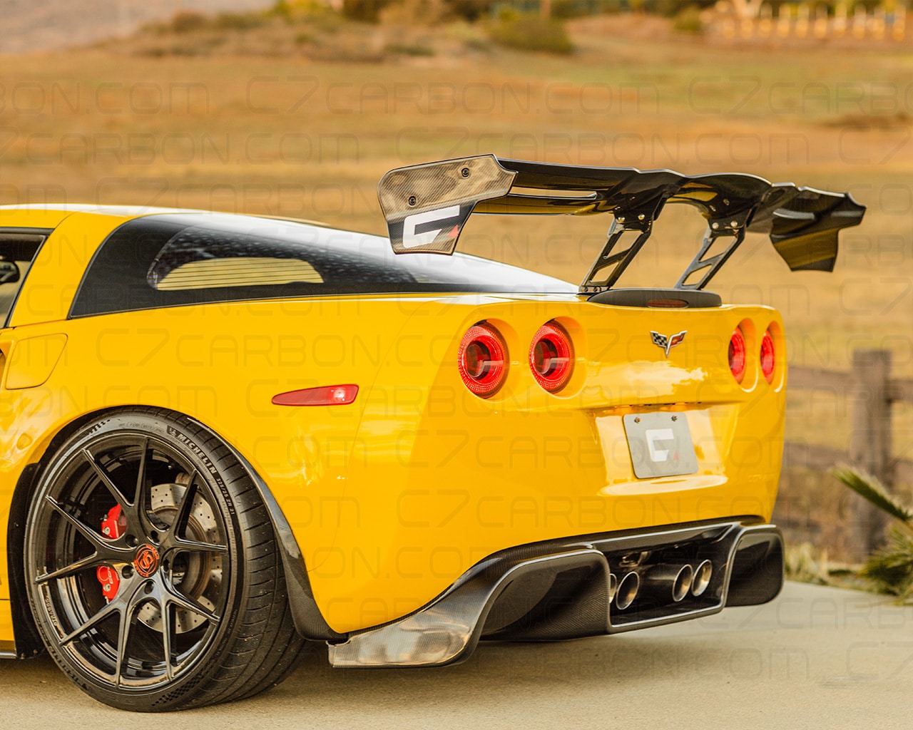 Corvette C7 Chassis Mounted Rear Wing | Legacy