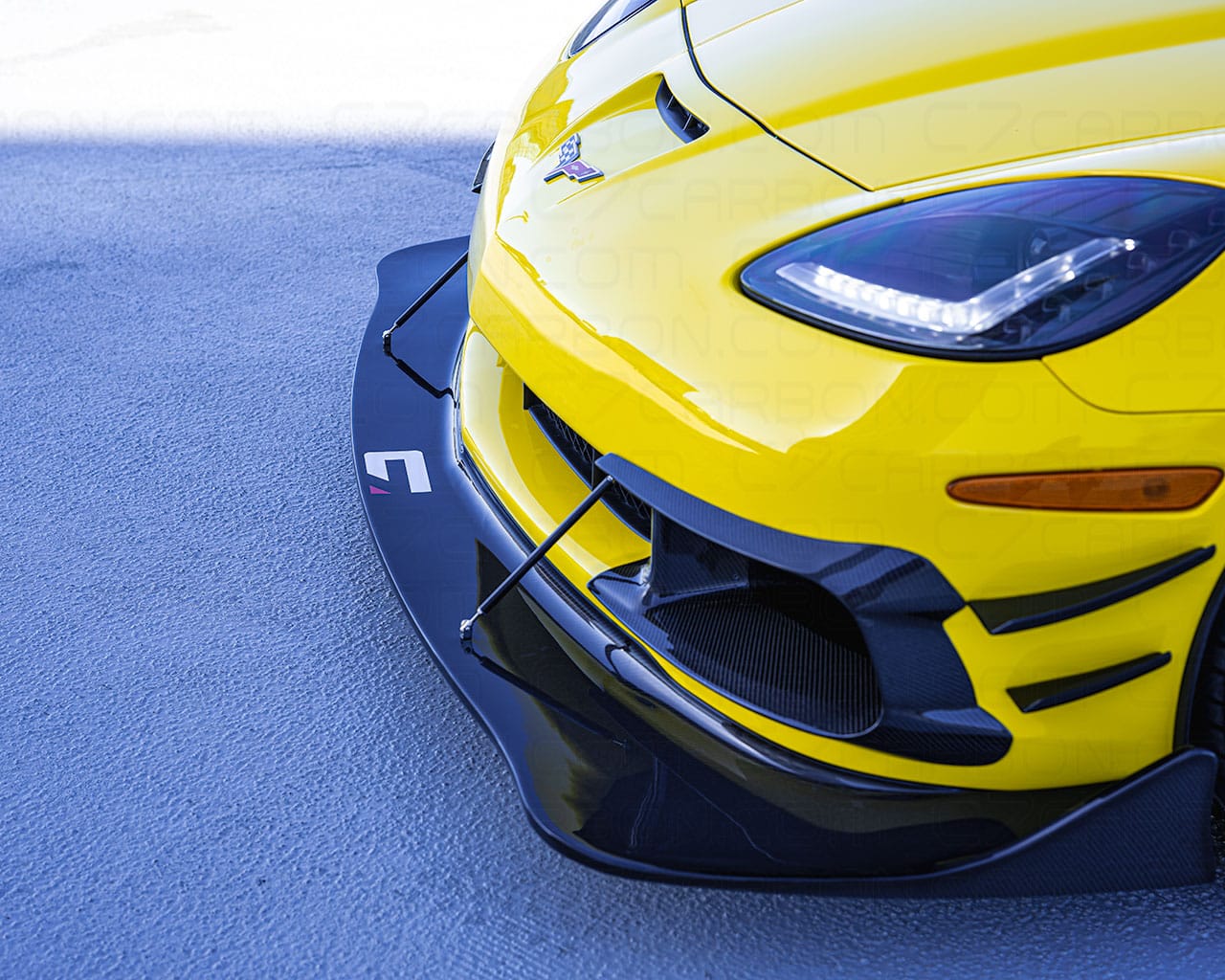 Corvette C6 | Z06 / GS / ZR1 Bumper Canards - Image 4