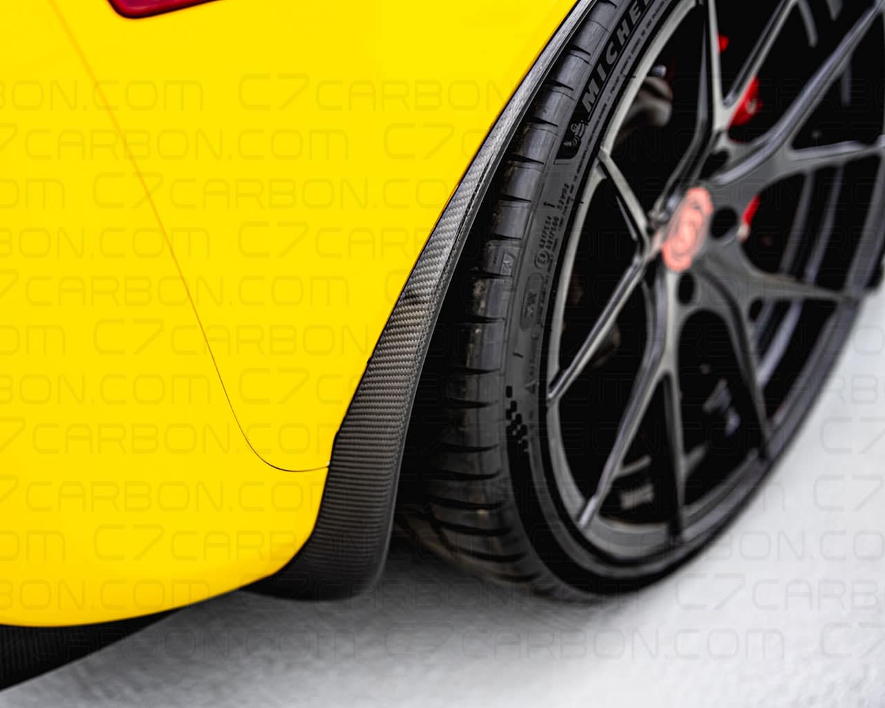 Corvette C6 | Z06/GS/ZR1 | Rear Mudflaps - Rear Section