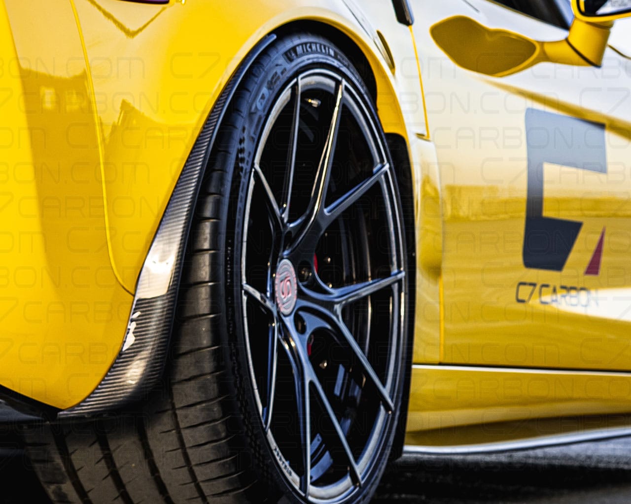 Corvette C6 | Z06/GS/ZR1 | Rear Mudflaps - Rear Section - Image 2