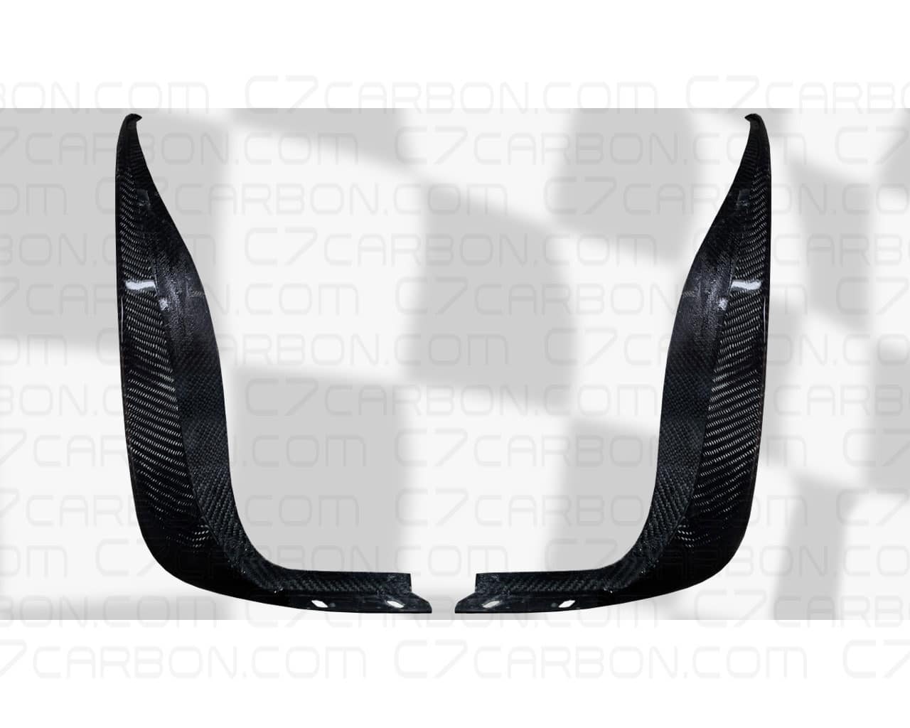 Corvette C6 | Z06/GS/ZR1 | Rear Mudflaps - Rear Section - Image 3