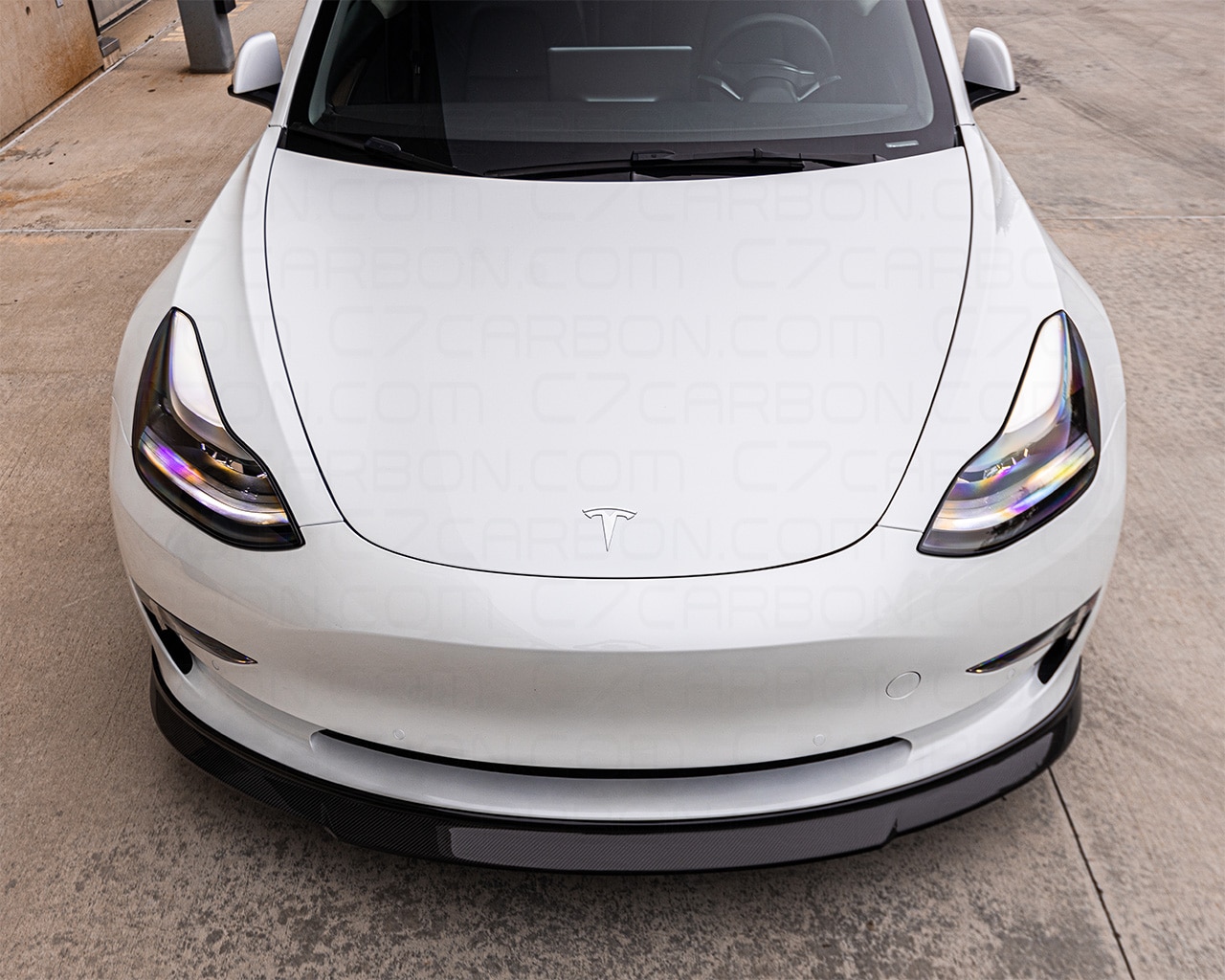Tesla Model 3 Front Splitter Lip Spoiler | Cyber Alpha - Image 2