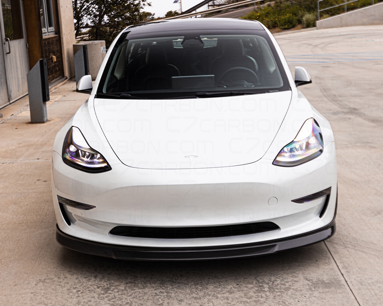 Tesla Model 3 Front Splitter Lip Spoiler | Cyber Alpha - Image 3