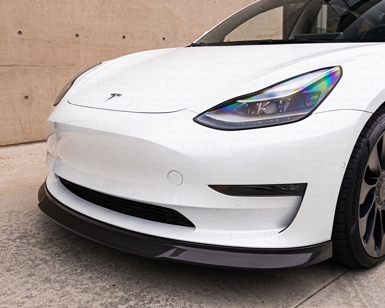 Tesla Model 3 Front Splitter Lip Spoiler | Cyber Alpha - Image 8