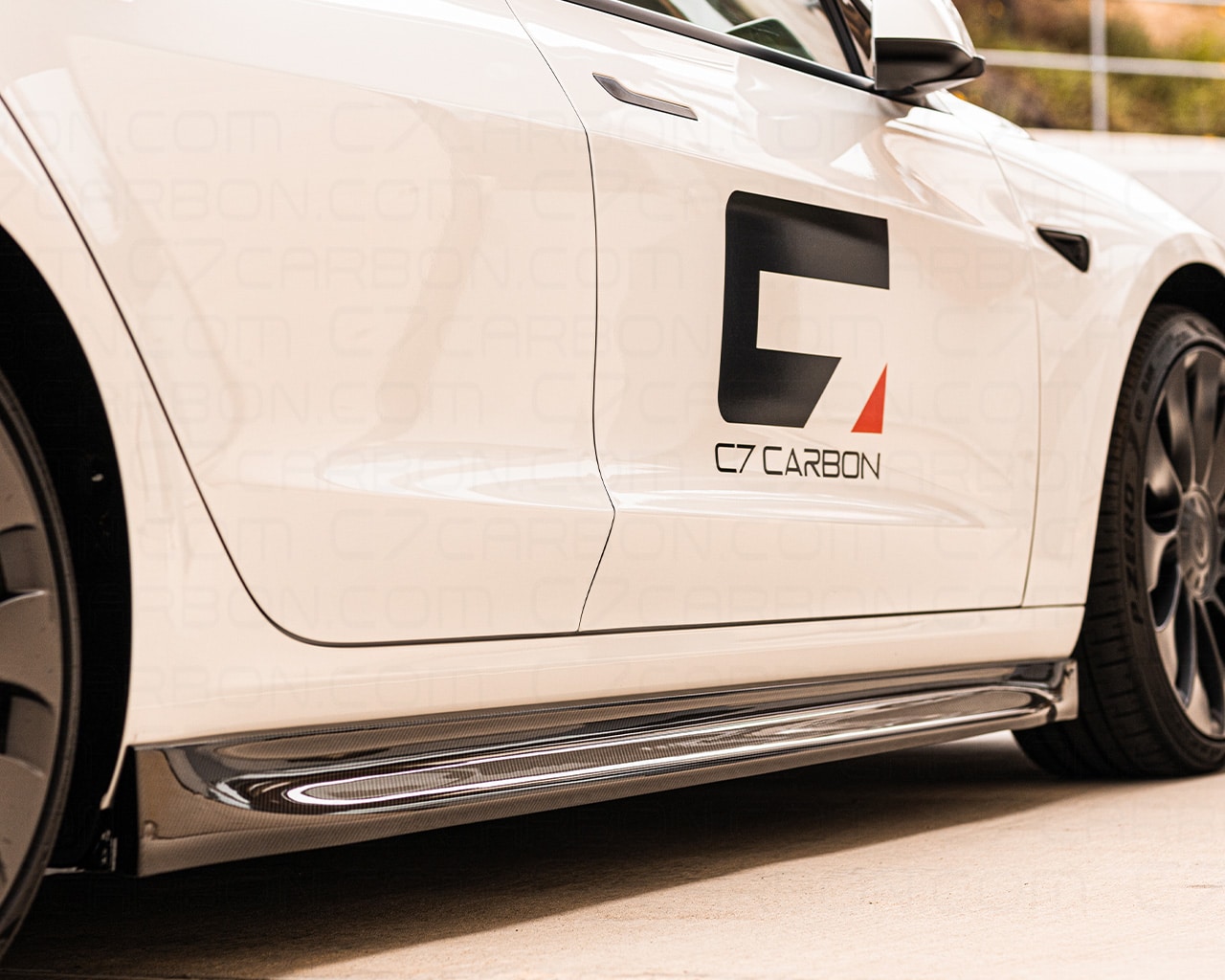 Tesla Model 3 Side Skirt Set | Cyber