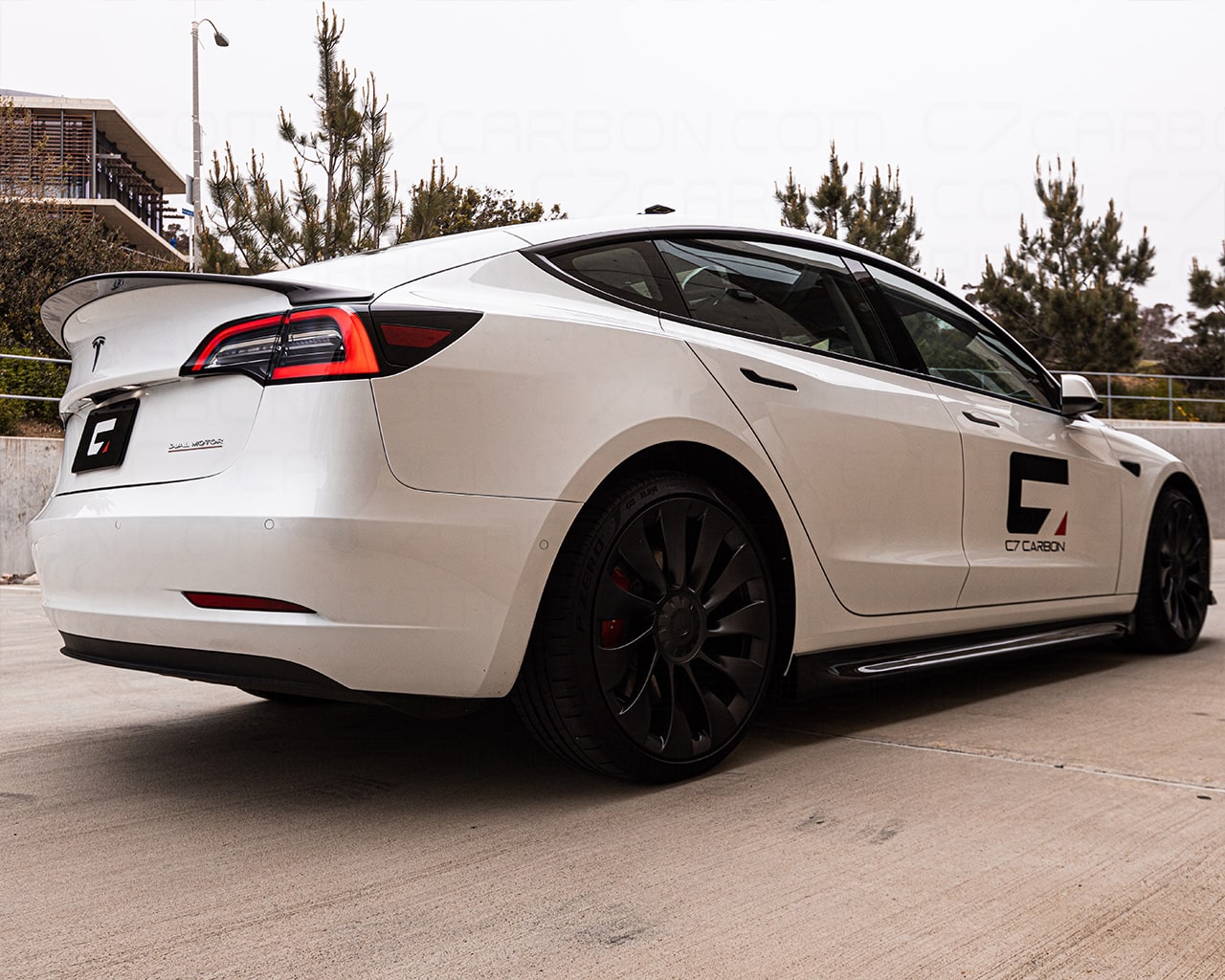 Tesla Model 3 Rear Spoiler | Cyber Alpha - Image 2