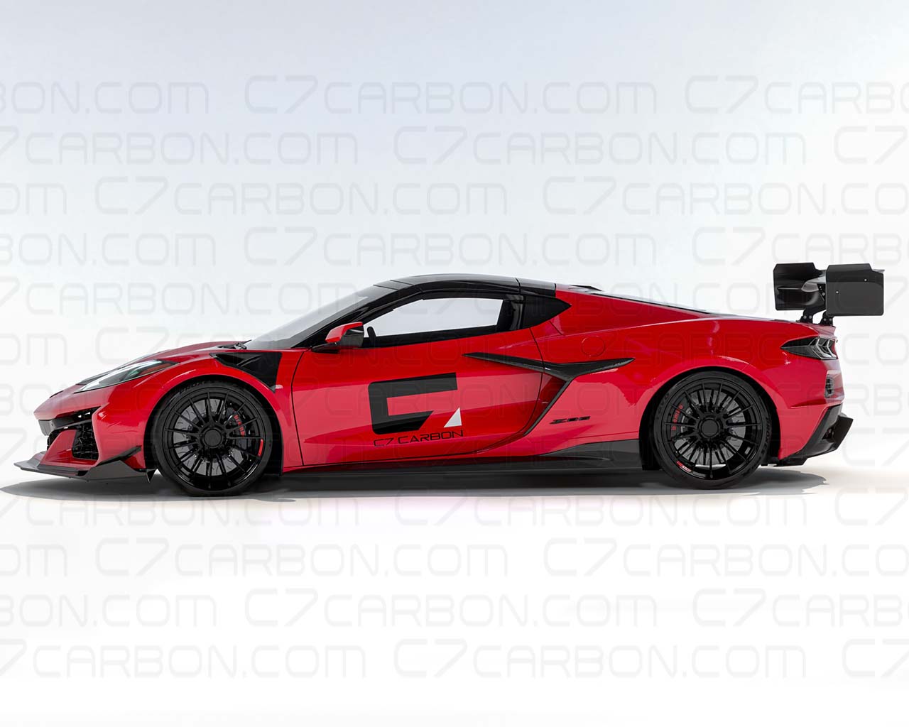 C8 Corvette Z06 ERay Stage 3 Legacy Front Splitter Lip - Image 2